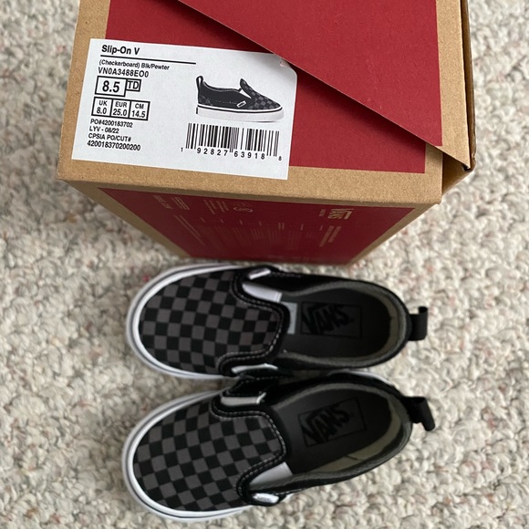 Checkered Slip On Vans - Toddler - Picture 5 of 5